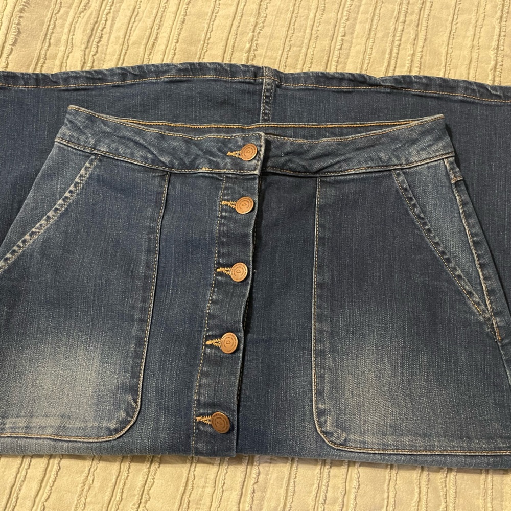 Women's Blue Denim Skirt